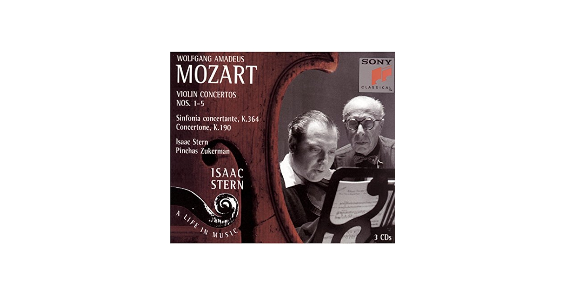 Isaac Stern - Mozart: Violin Concertos No. 1 - 5, Sinfonia